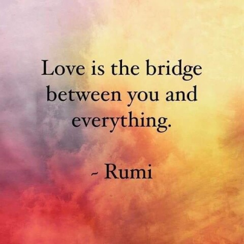 Rumi LOVE is the bridge